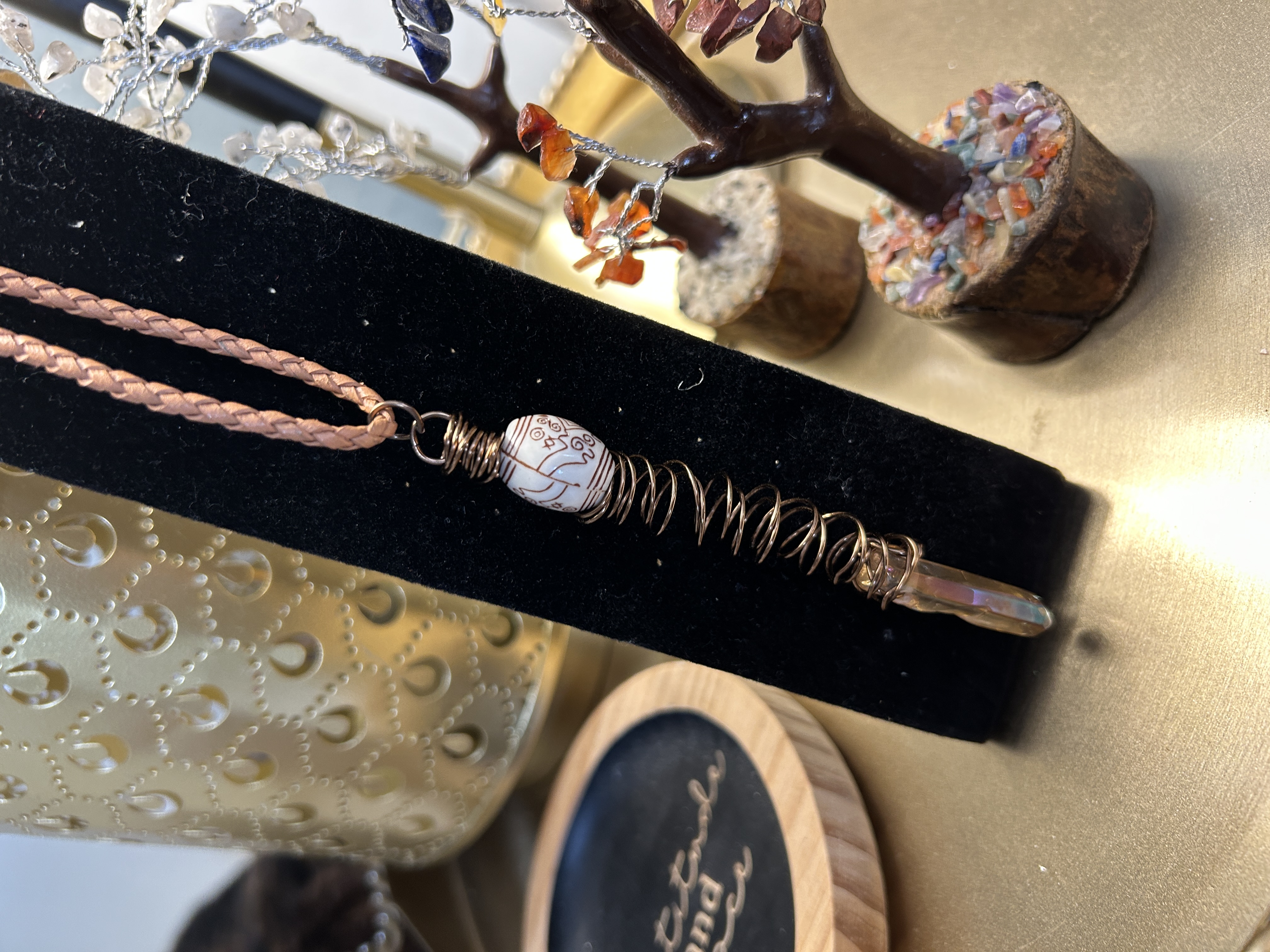 ✨ “Oracle of Light” Spiral Quartz Necklace