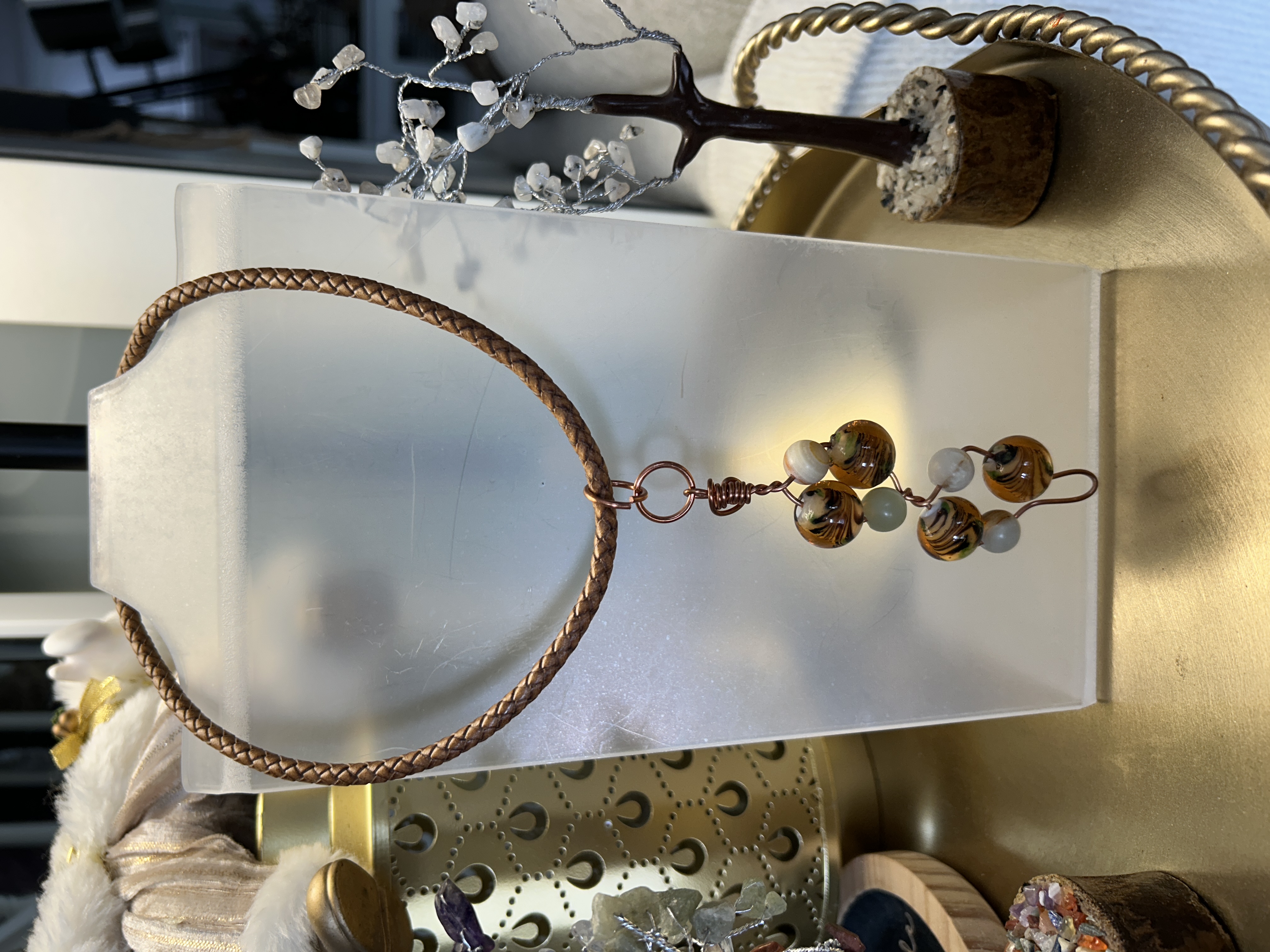 🌾 “Golden Harvest Cascade” Necklace