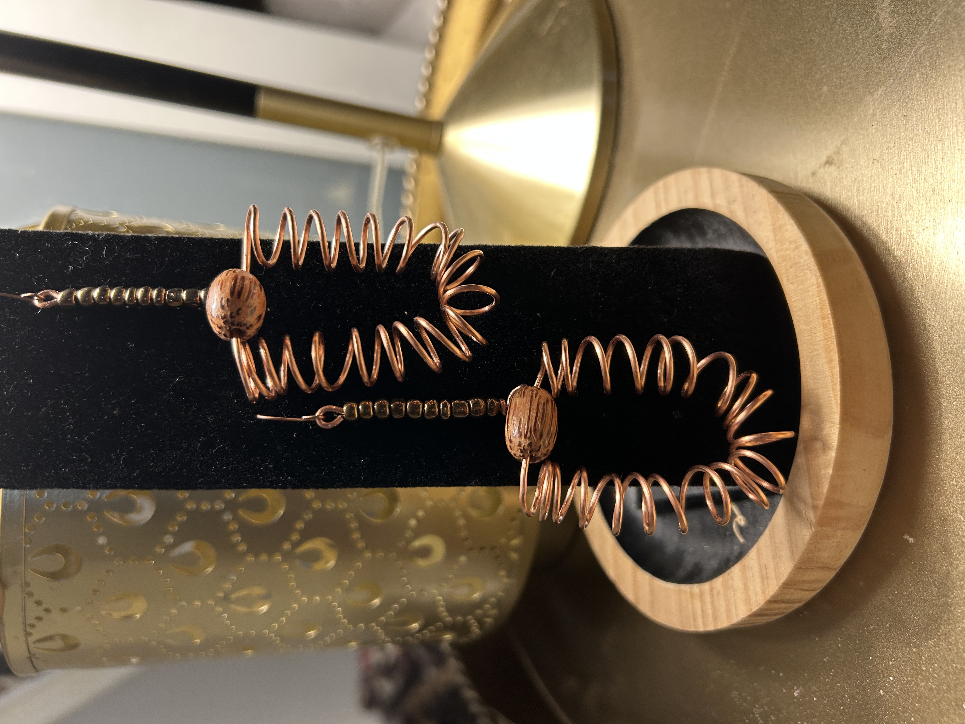 “Copper Sun Spirals”