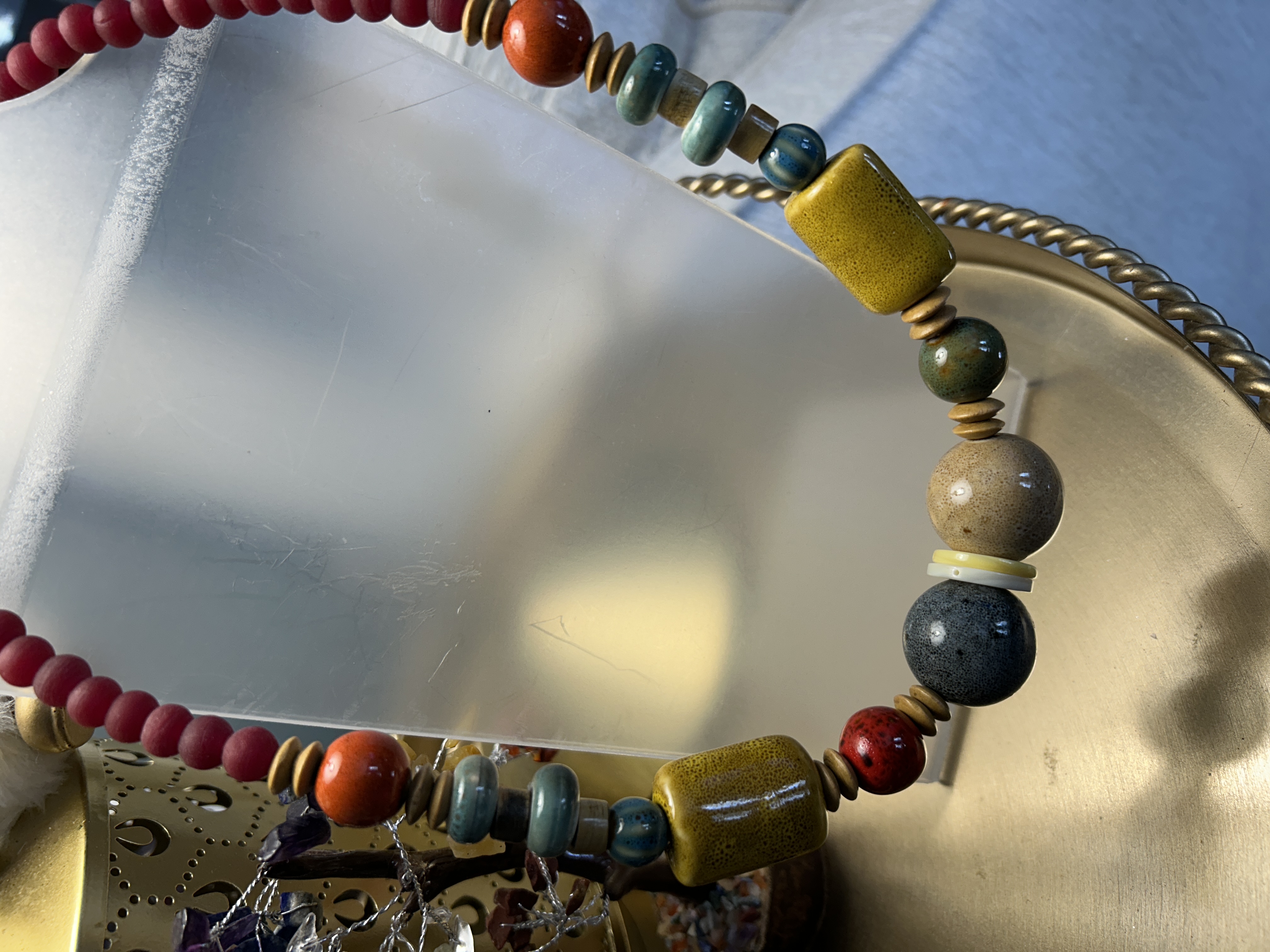 🌍 “Village Market Treasures” Necklace