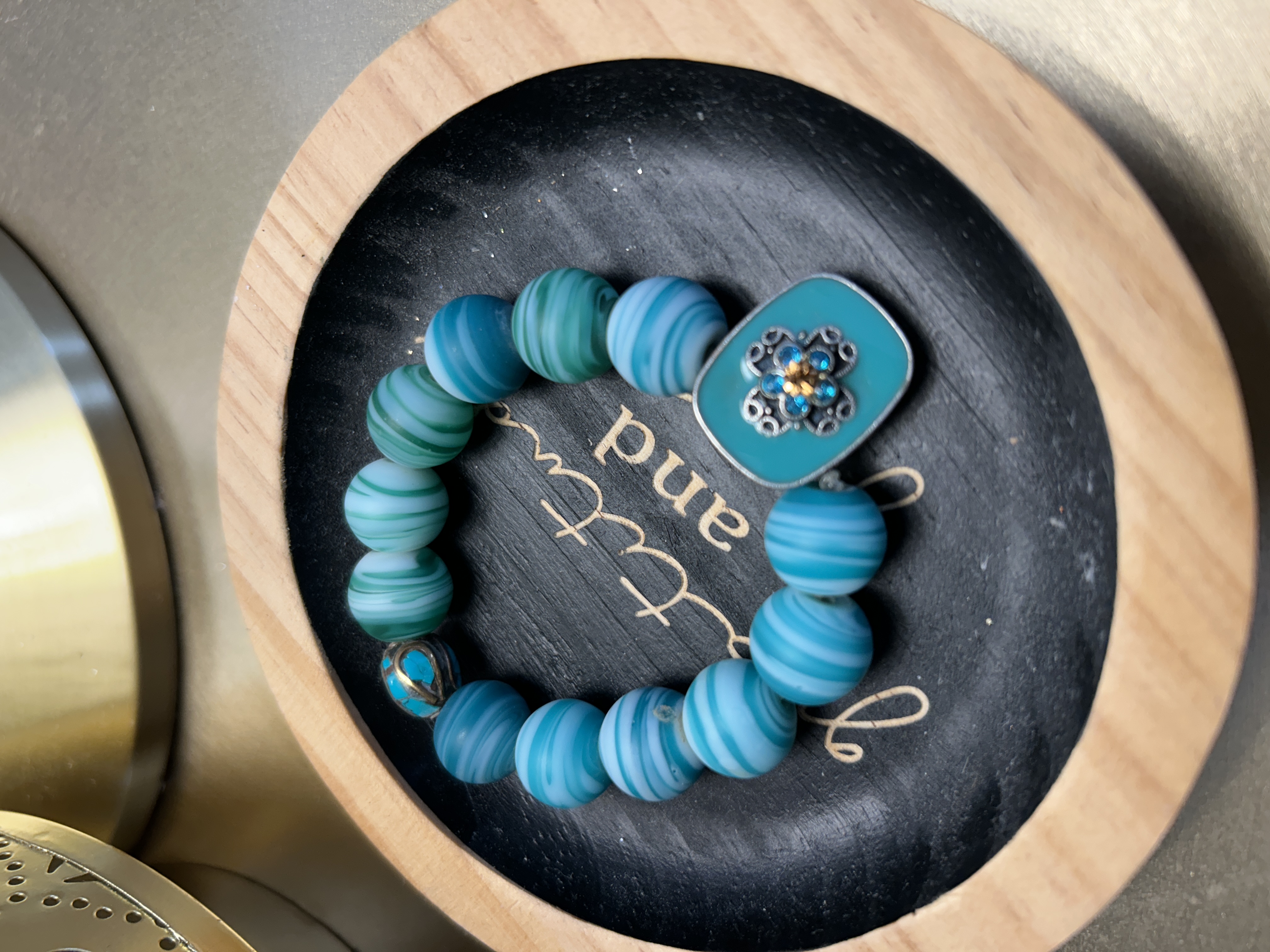 ✨ “Turquoise Tide Bloom” Bracelet