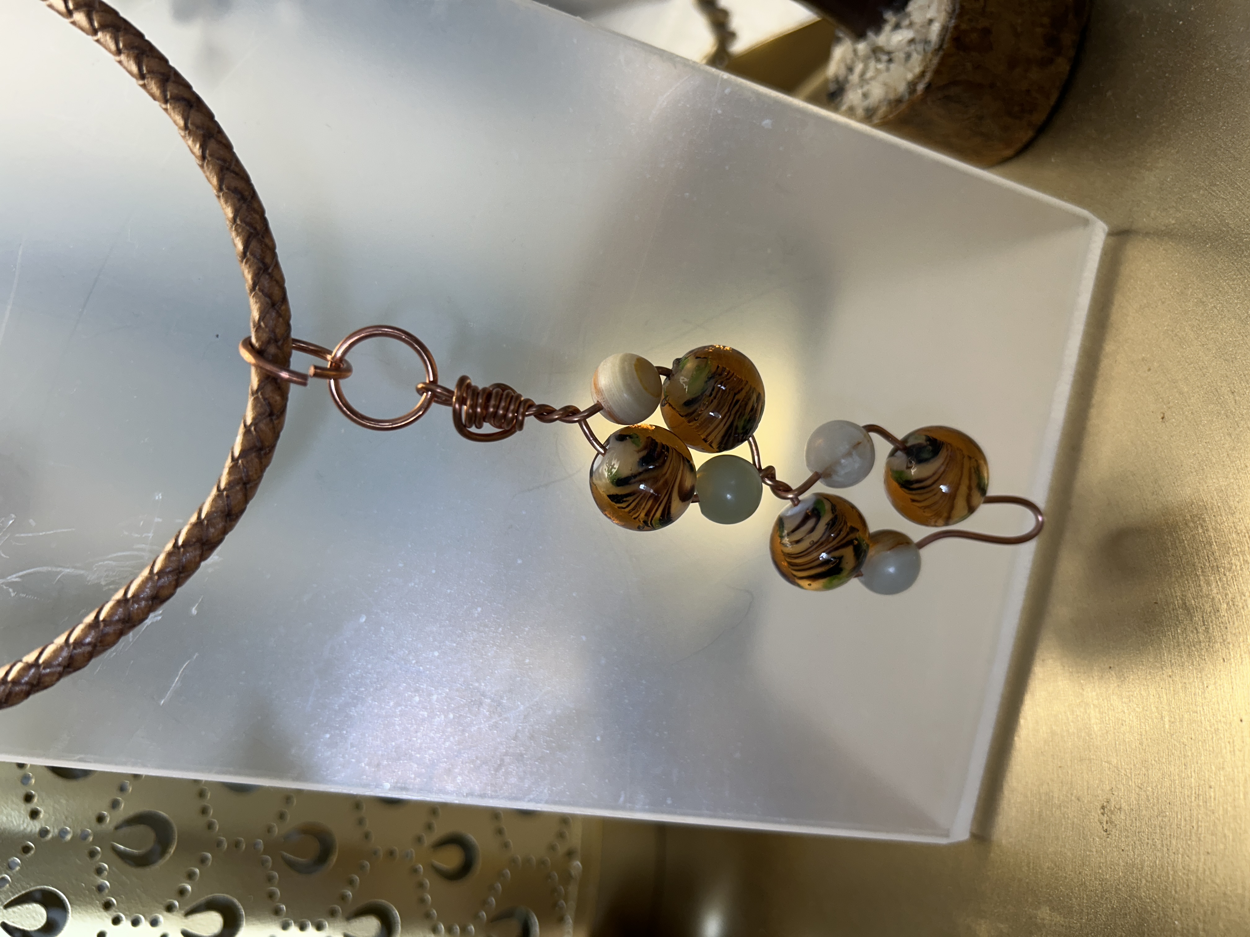 🌾 “Golden Harvest Cascade” Necklace