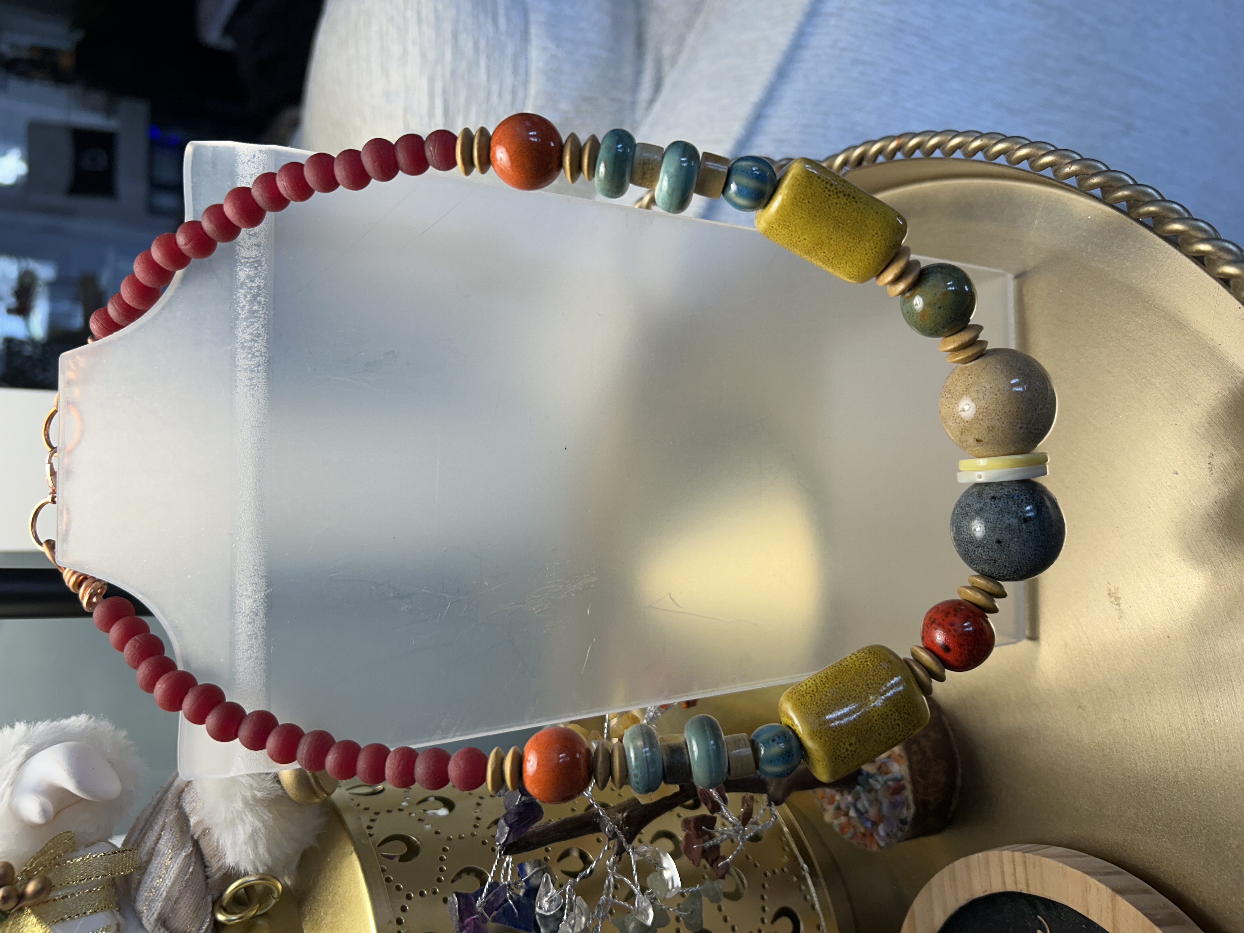 🌍 “Village Market Treasures” Necklace