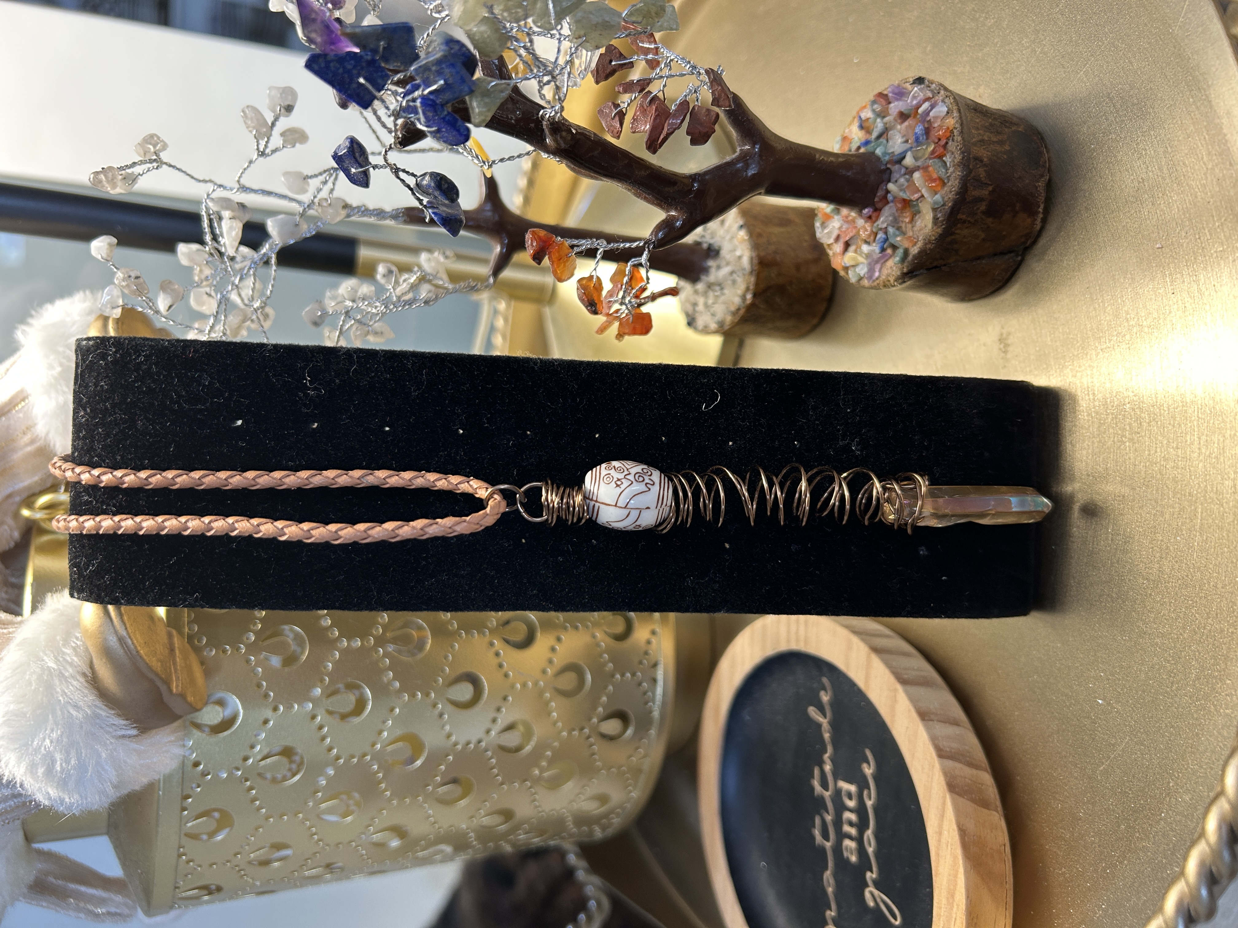 ✨ “Oracle of Light” Spiral Quartz Necklace