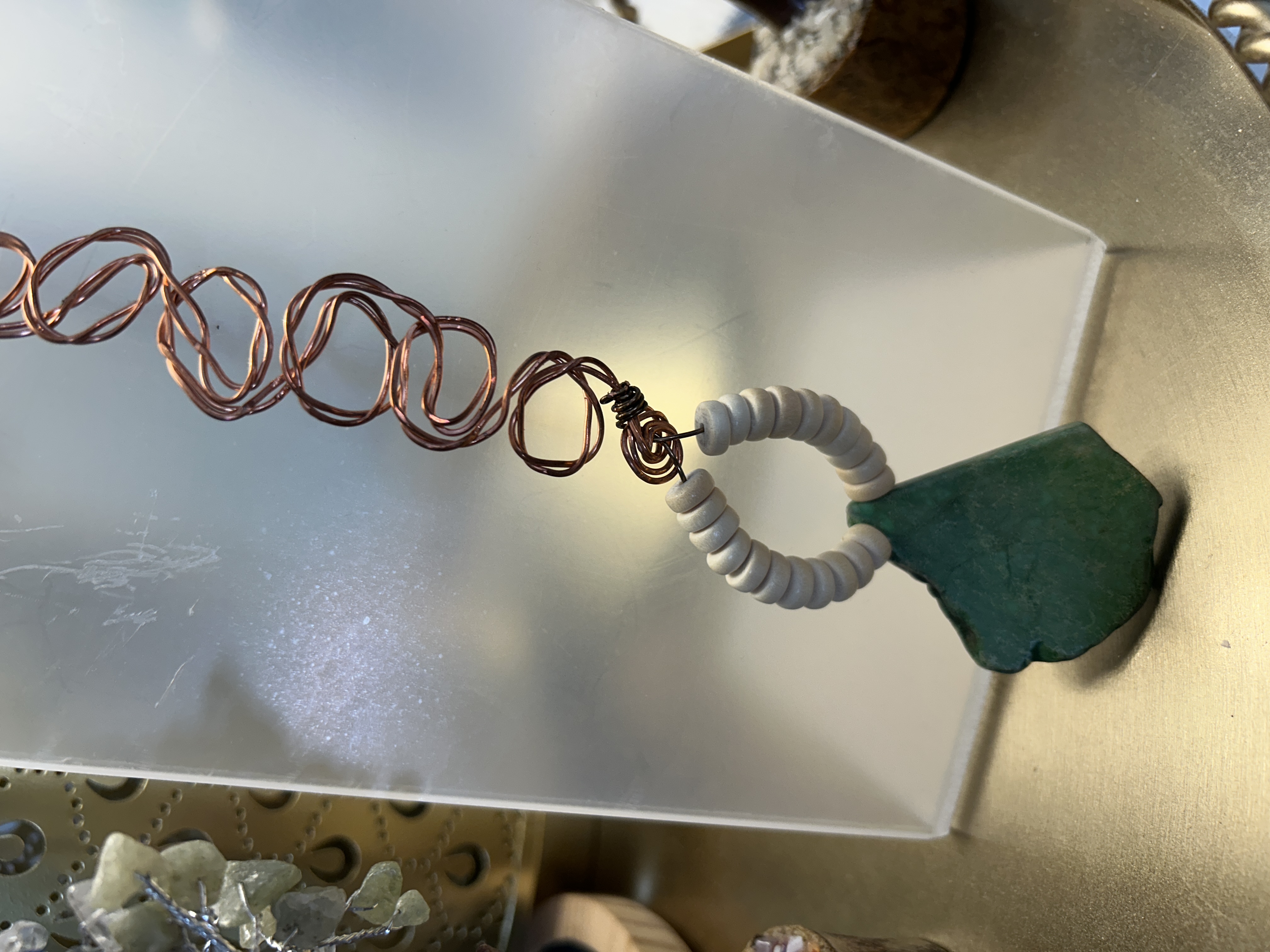 🌿 “Emerald Spirit Path” Necklace