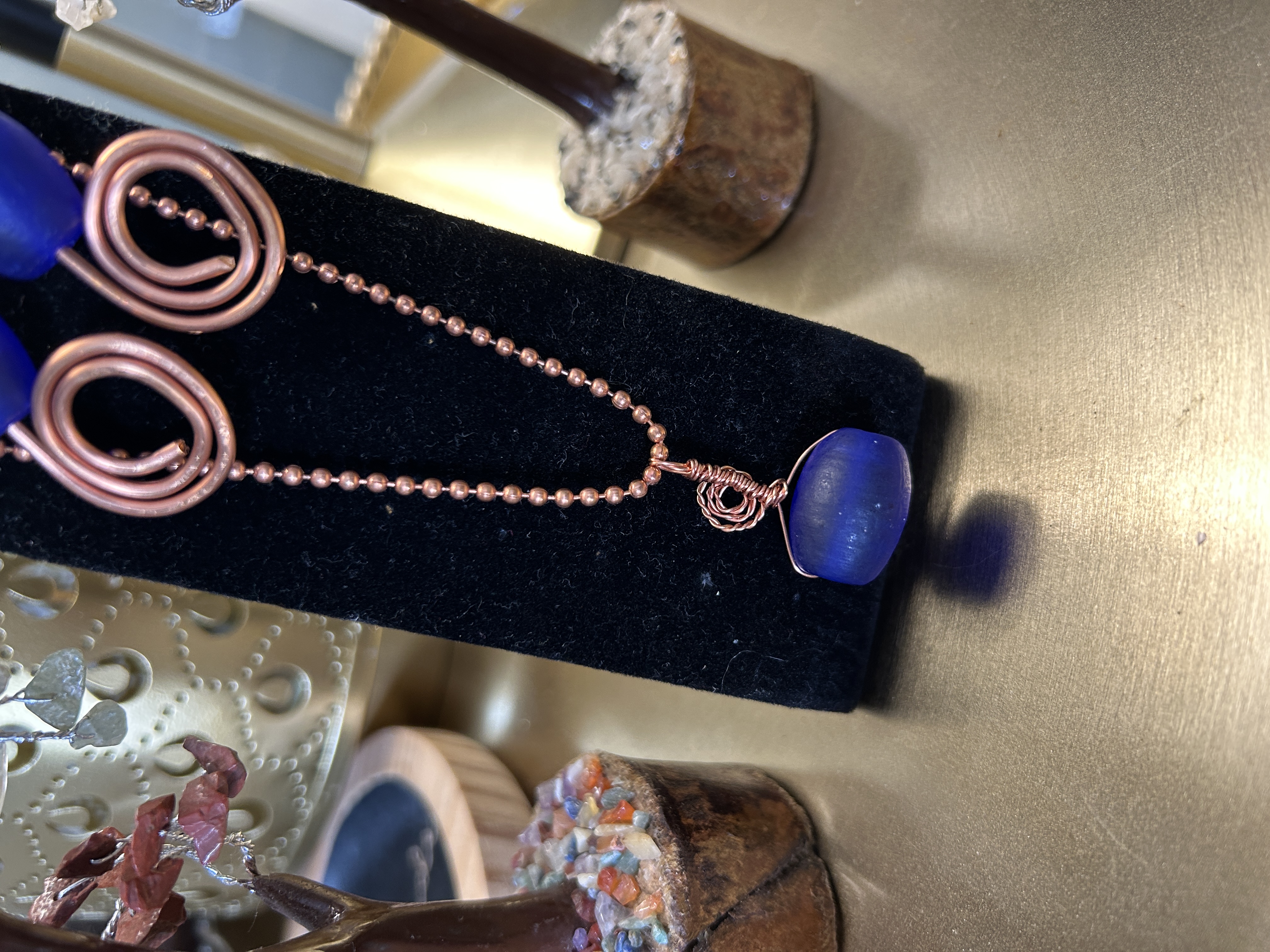 💜 “Royal Indigo Flow” Copper Set