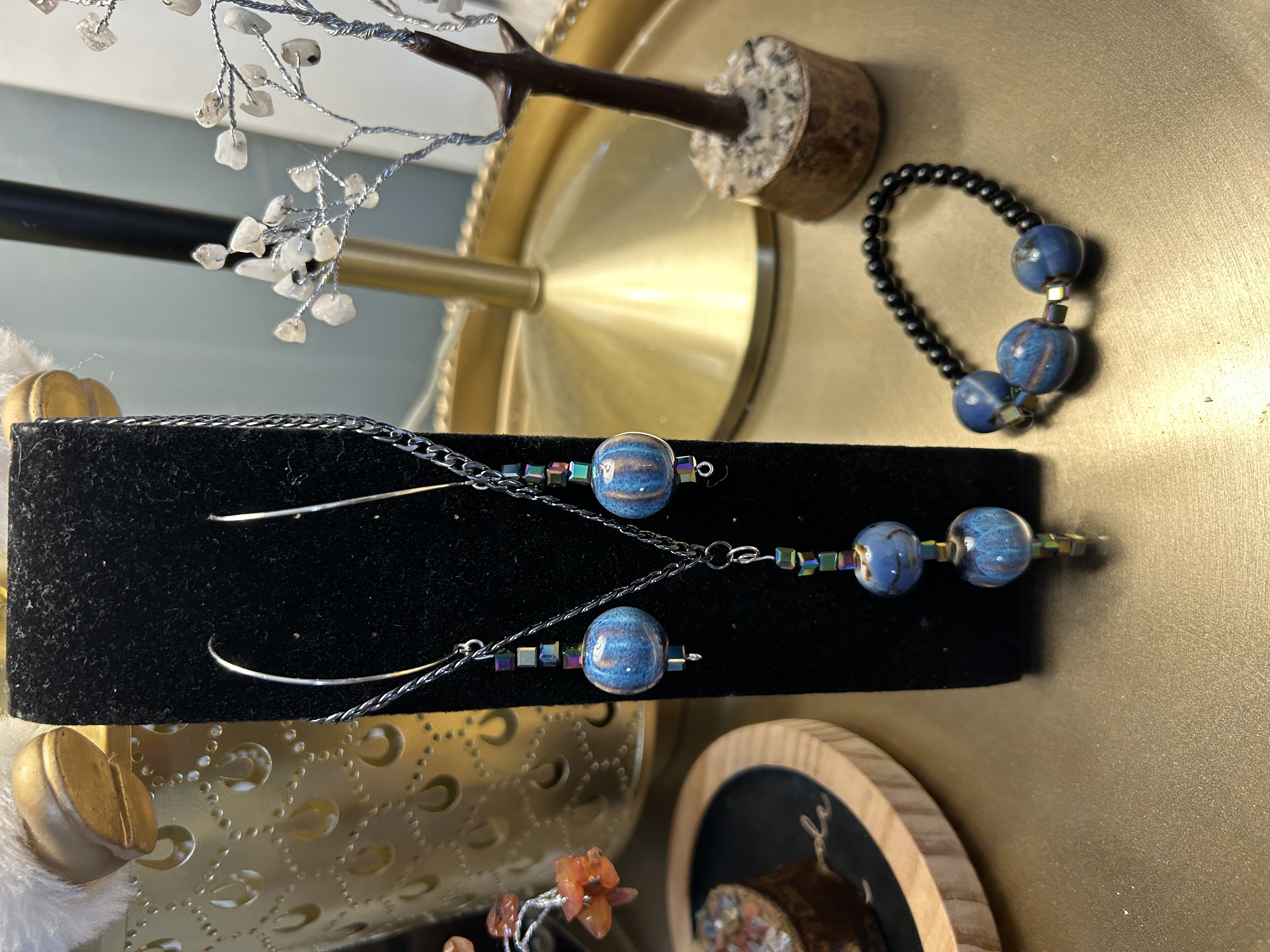 💫 “Midnight Cosmos” Jewelry Set