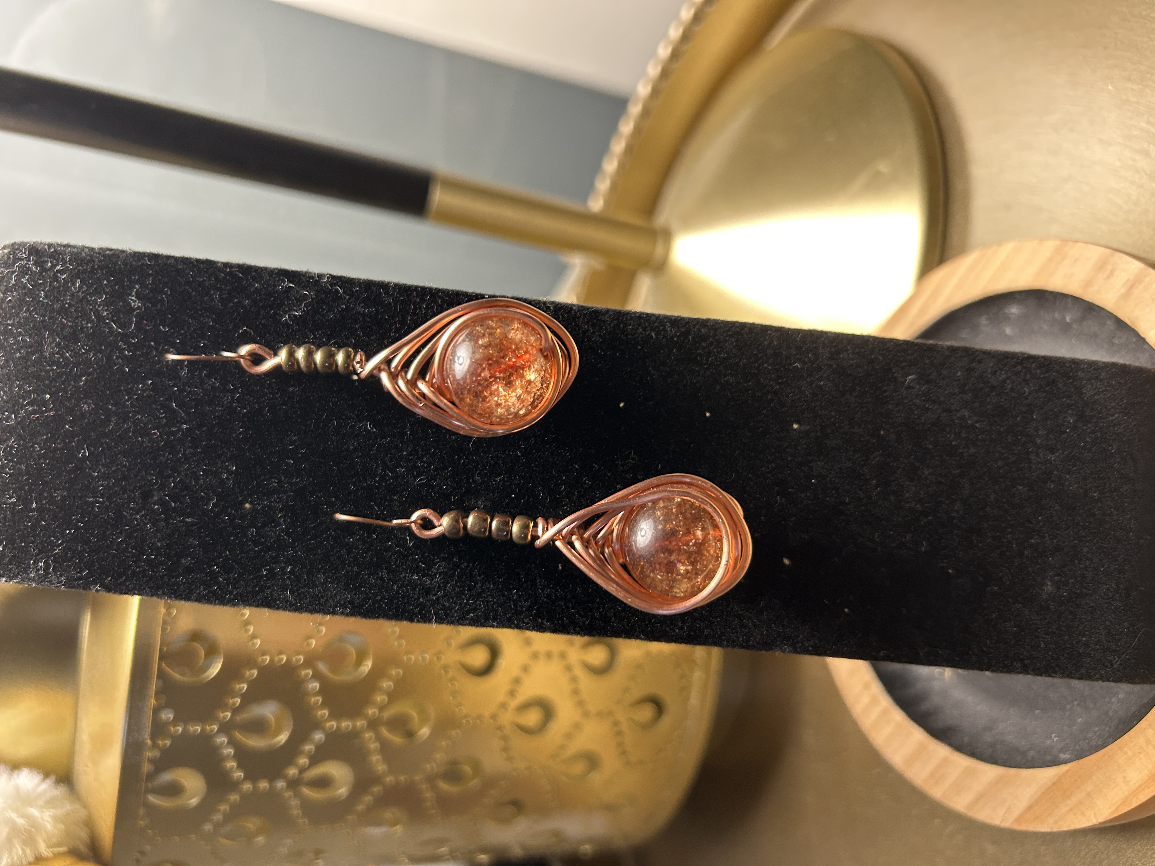 “Molten Glow Teardrops”