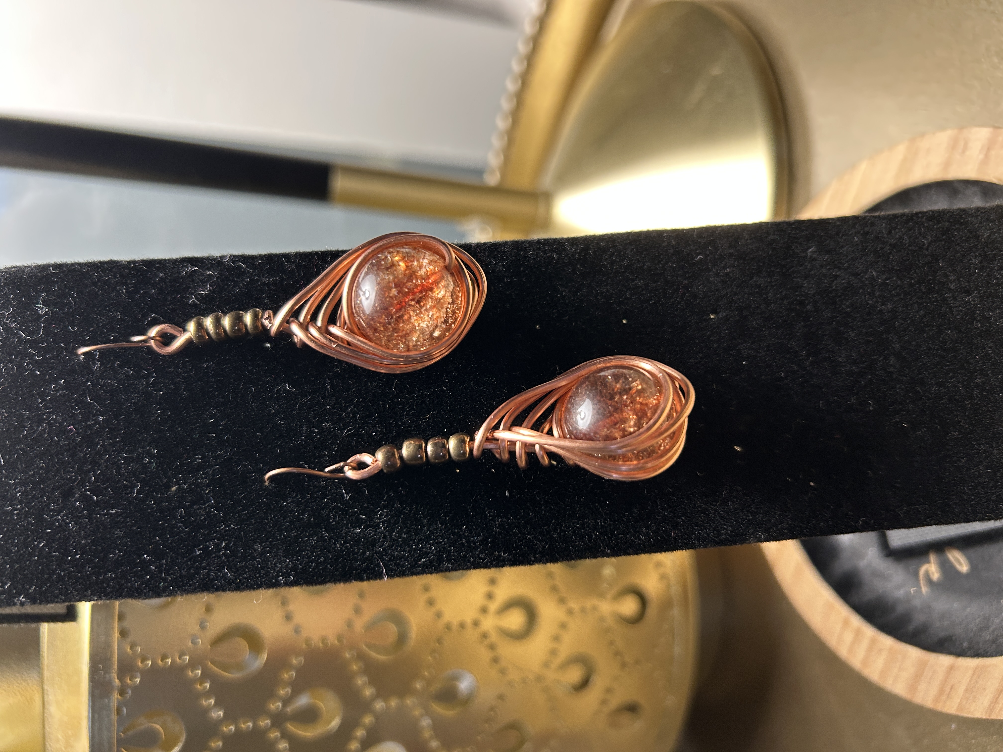 “Molten Glow Teardrops”