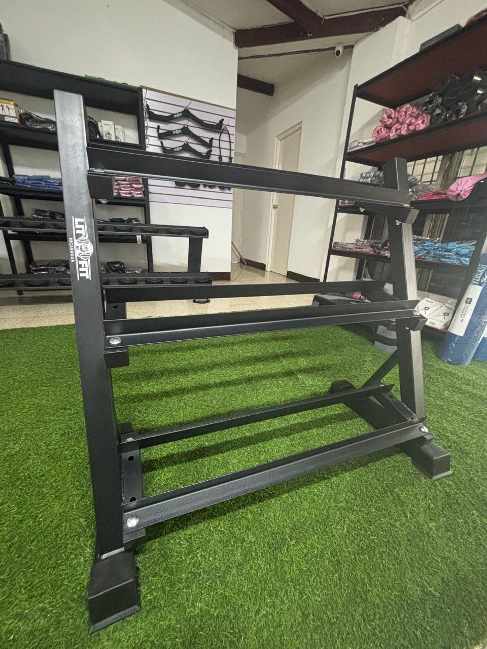 RACKS PARA MANCUERNAS DE DOS  Y TRES NIVELES 