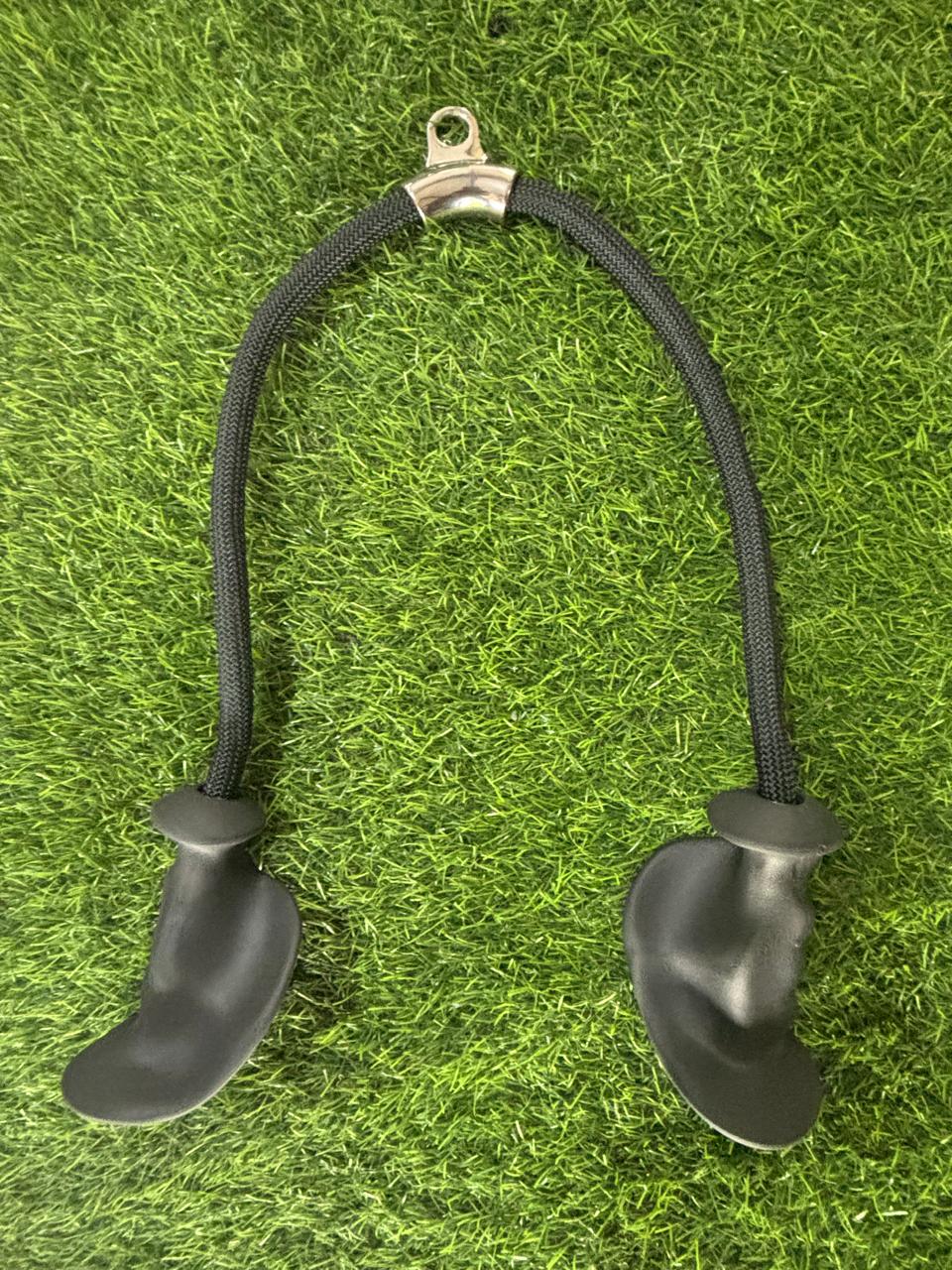 🔥 MECATE DOBLE CON AGARRE ERGONOMICO PARA TRICEPS 💪💥