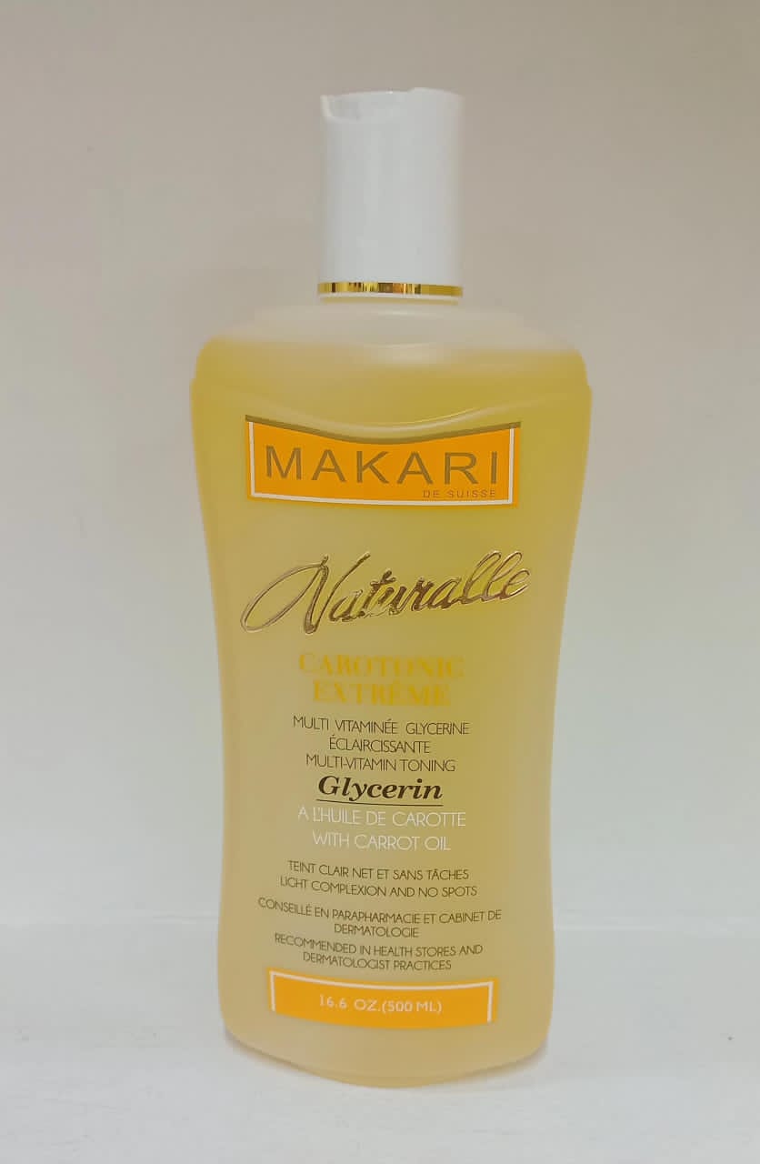 Makari Glycerin Carotonic Extrême à l’huile de carotte. 500ml
