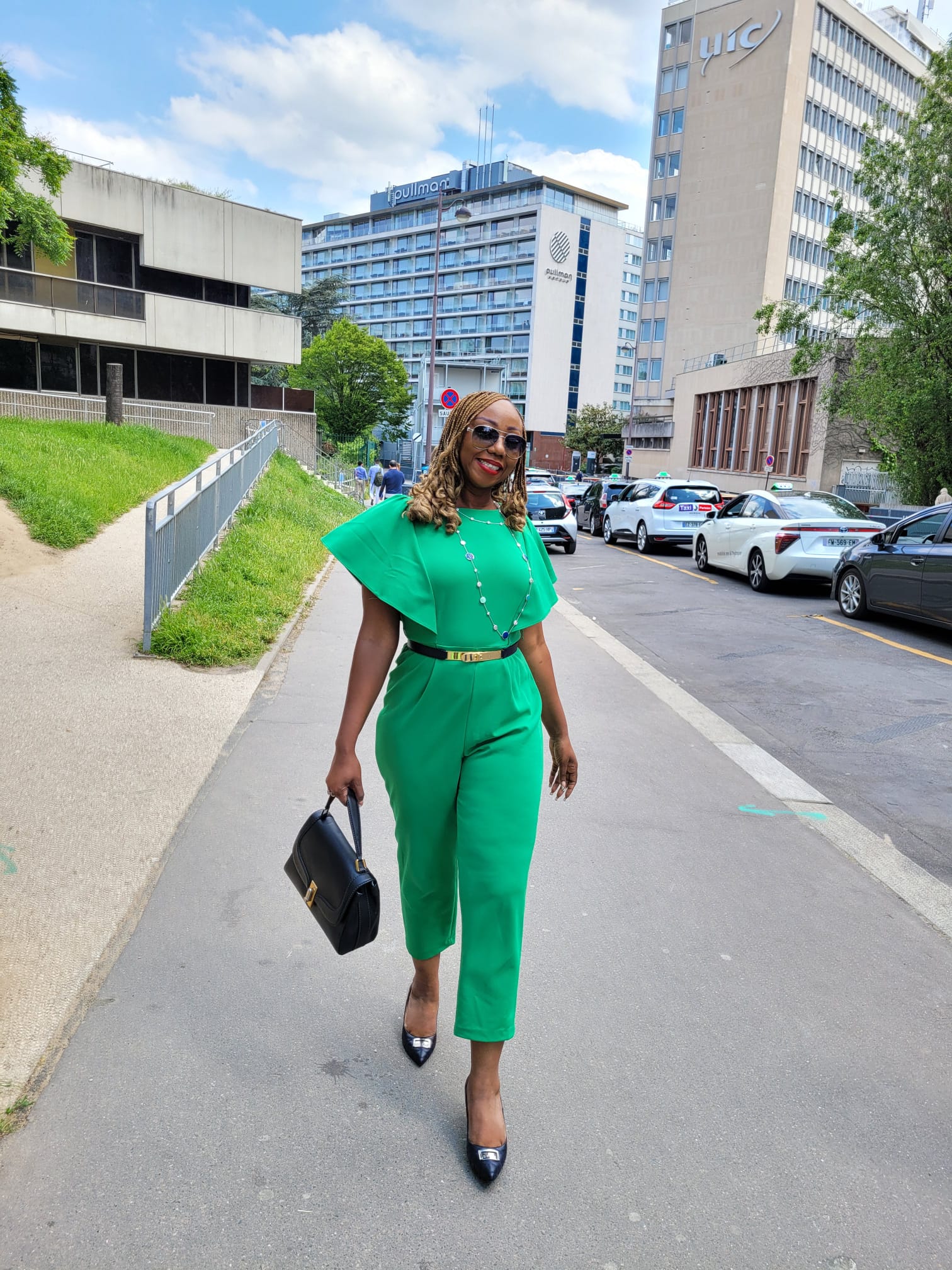 Combinaison verte Calvin Klein T40,44