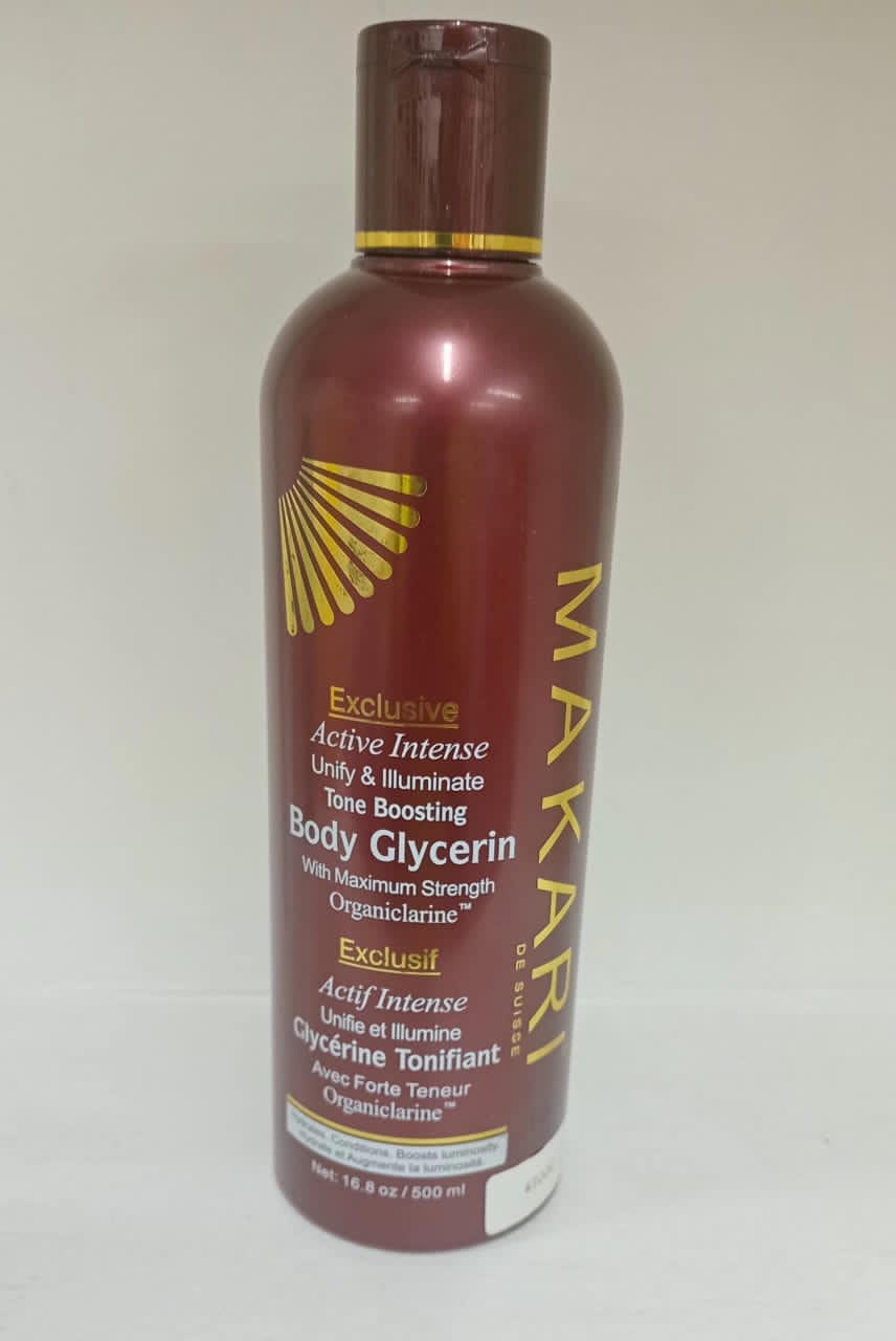 Makari Body Glycerin Unifie & Illuminate Organiclarine 500ml. 