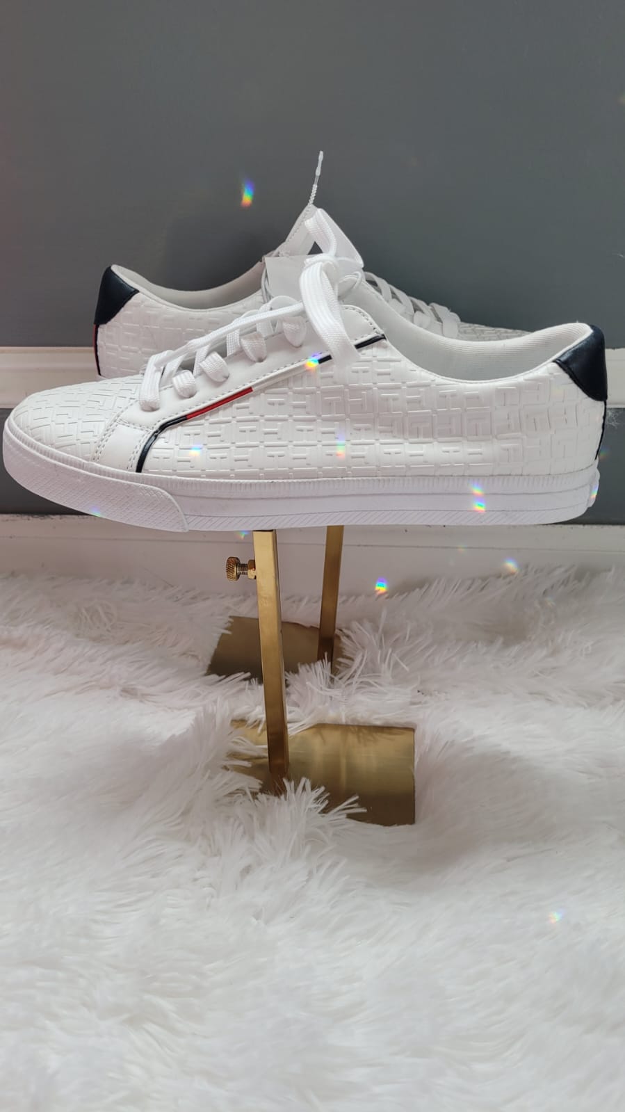 Tennis Tommy Hilfigher blanc noire