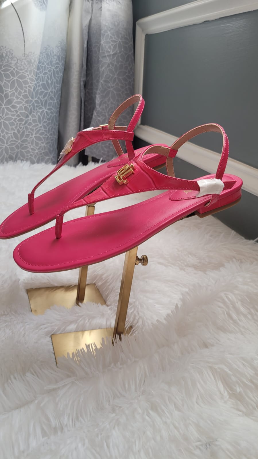 Pieds nus Ralph Lauren roses