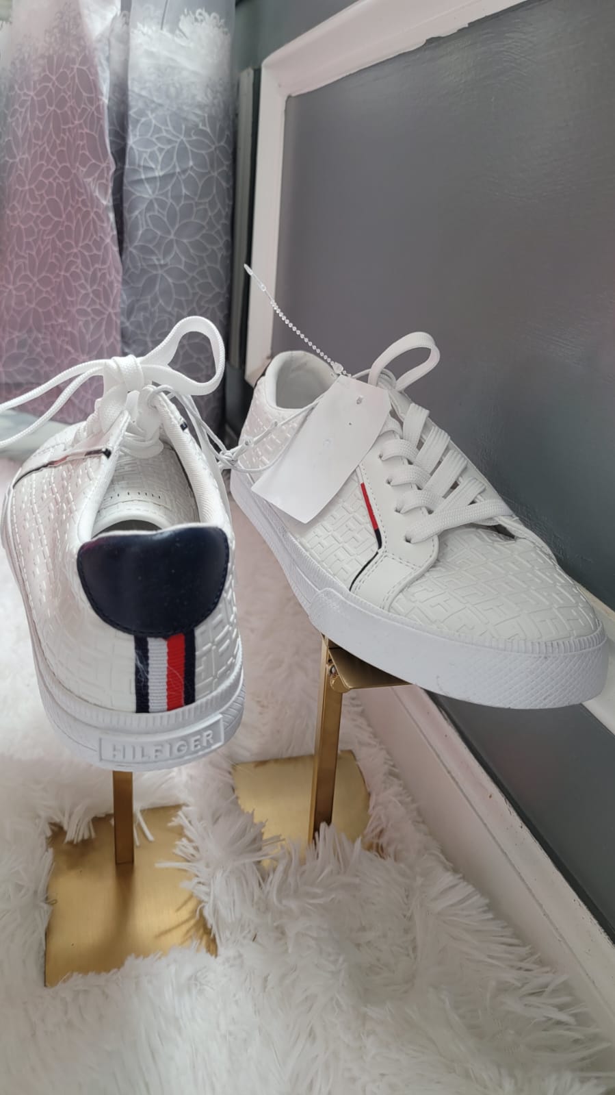 Tennis Tommy Hilfiger blanc noire