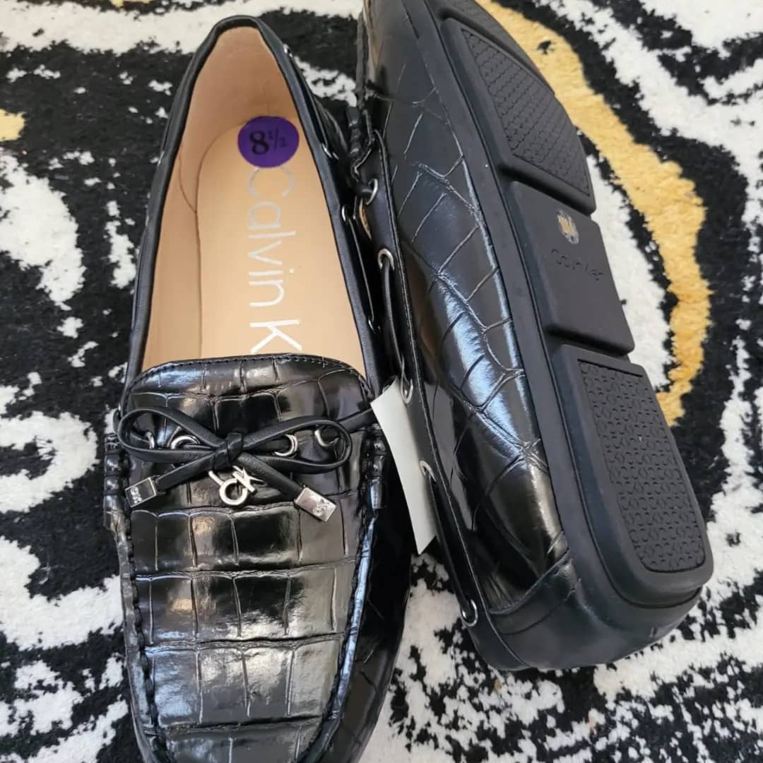 Mocassins noirs Calvin Klein
