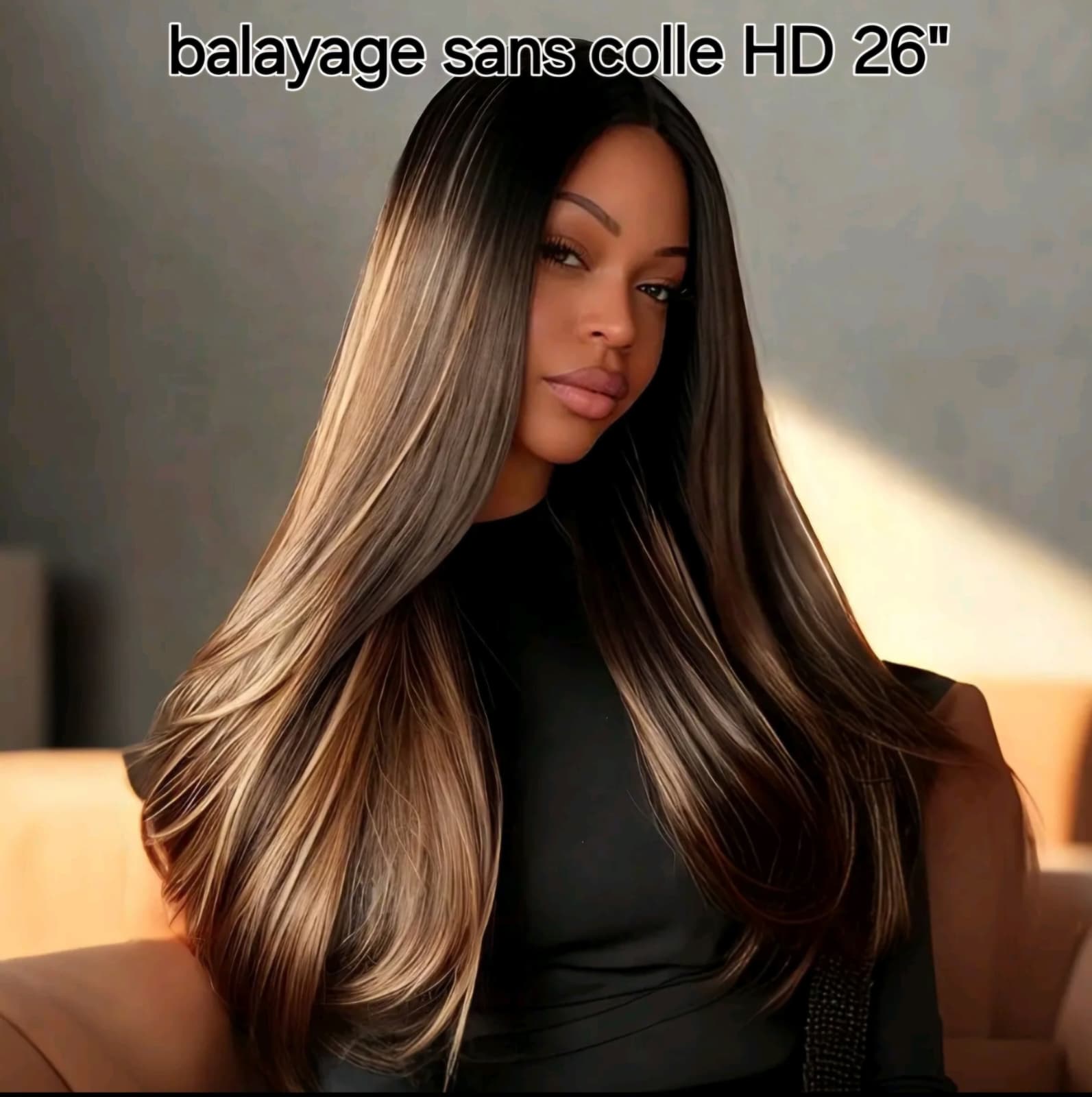 Lace frontale balayage HD 26" 
