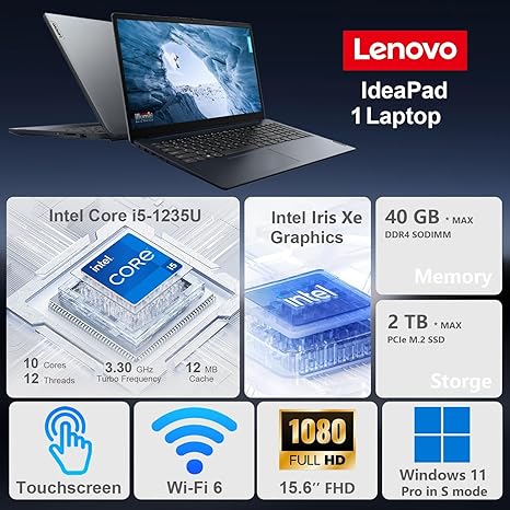 Lenovo 15.6" FHD Laptop