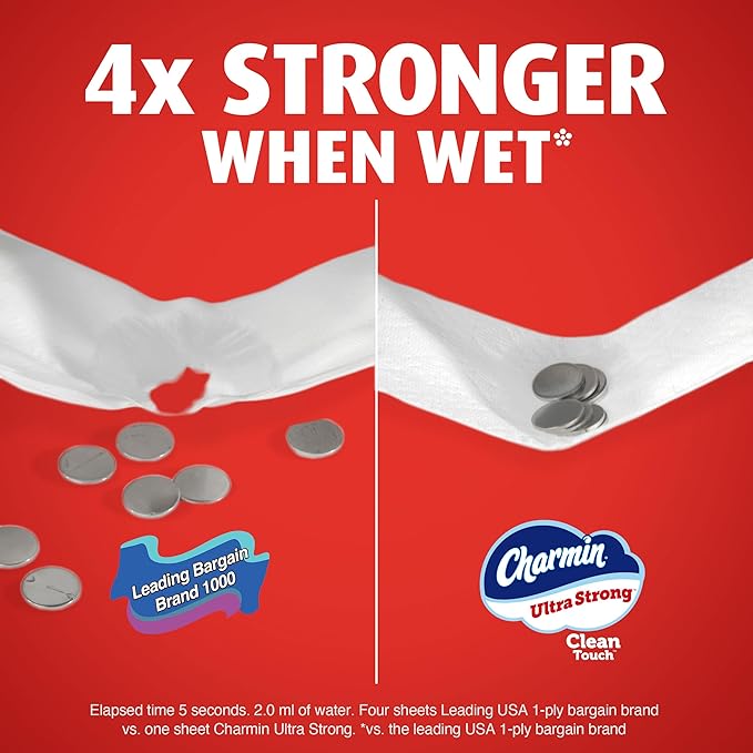 Charmin Ultra Strong Toilet Paper Family Mega XL 18 Pack