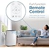 BLACK+DECKER 8,000 BTU Portable Air Conditioner for Rooms up to 350 Sq. with Remote Control, White
