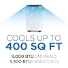 BLACK+DECKER 8,000 BTU Portable Air Conditioner for Rooms up to 350 Sq. with Remote Control, White