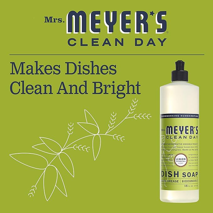 Mrs. Meyer's Clean Day Dish Soap Lemon Verbena