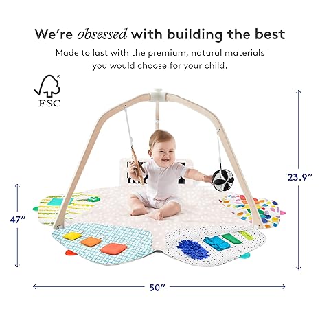 LOVEVERY | The Play Gym | Award Winning For Baby , Stage-Based Developmental Activity Gym & Play Mat for Baby to Toddle