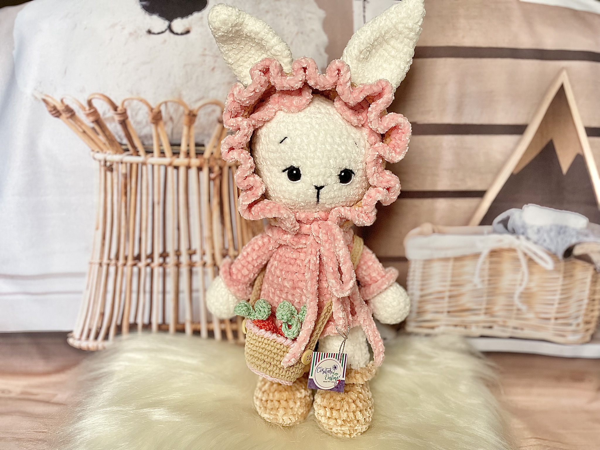 Amigurumi Coelhinha Fofa em Crochê