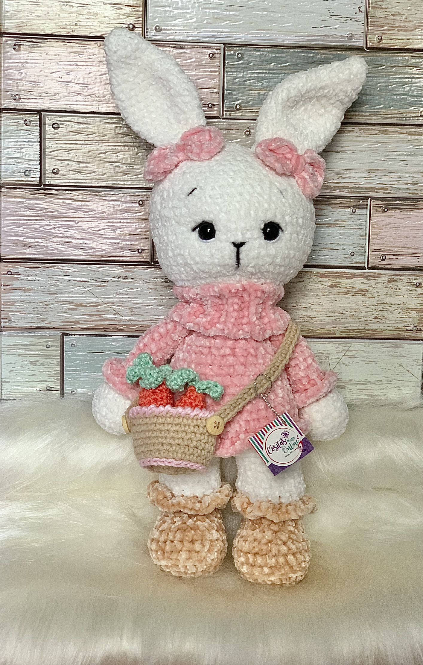 Amigurumi Coelhinha Fofa em Crochê