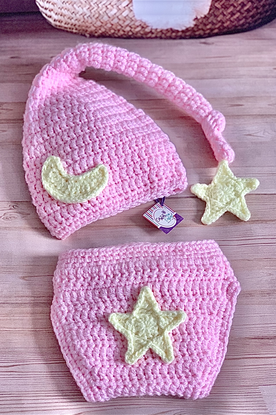 Conjunto Dorminhoco em crochê