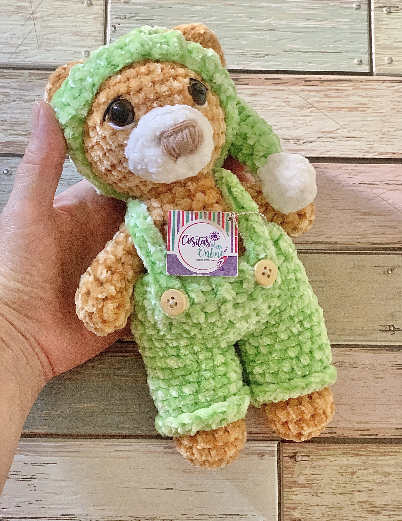 Amigurumi Ursinho em Crochê