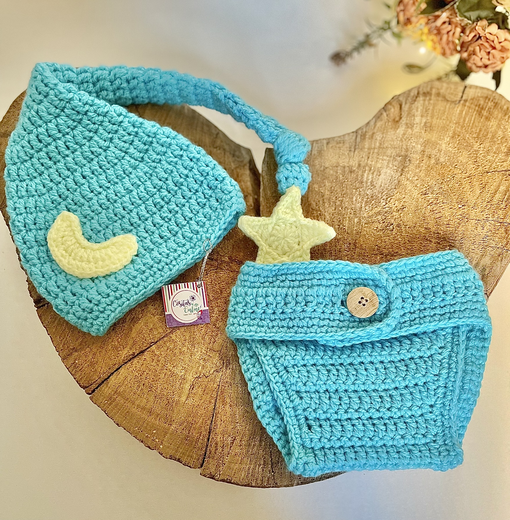 Conjunto Dorminhoco de crochê