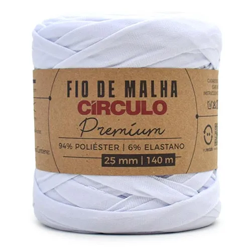 Fio De Malha Premium 250g - 140mts - Branco
