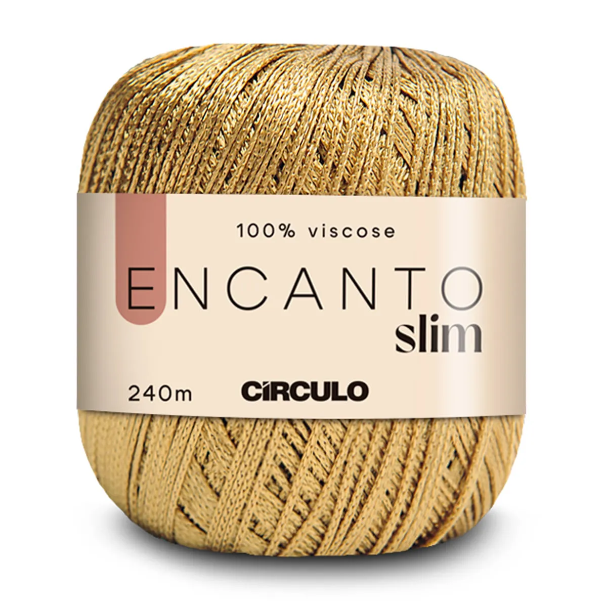 Linha Encanto Slim Circulo 240m - Ouro