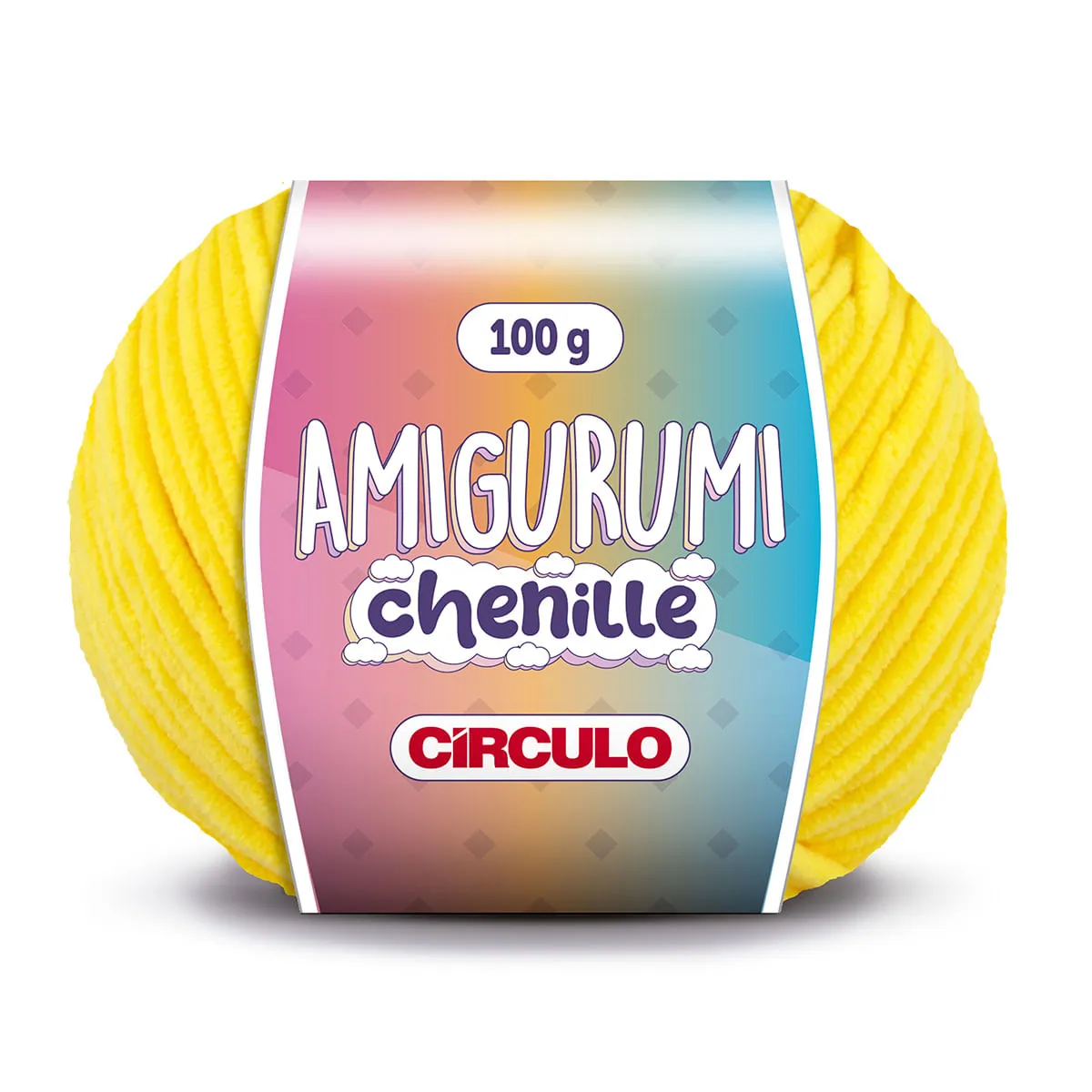Fio Amigurumi Chenille Círculo 100g 110mts - SOLAR