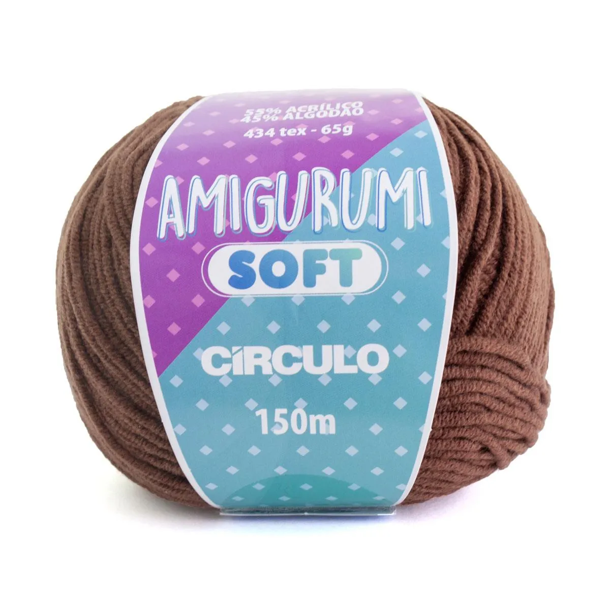 Fio Amigurumi Soft Círculo 65g 150 mts - Brigadeiro