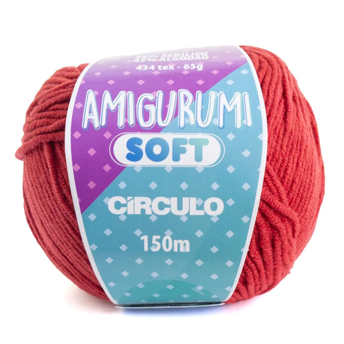 Fio Amigurumi Soft Círculo 65g 150 mts - Batom
