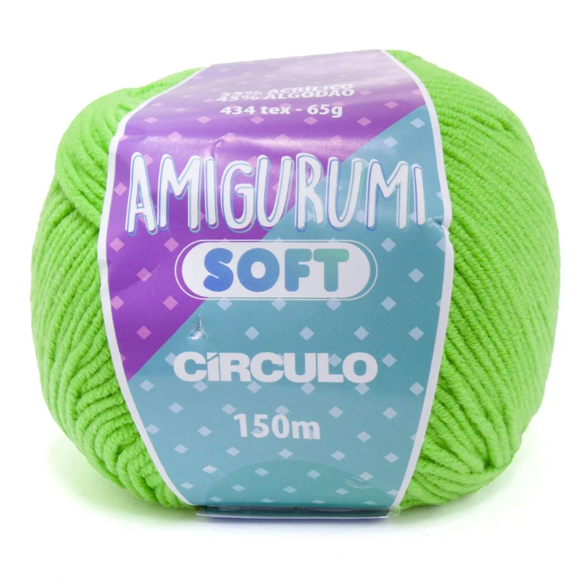 Fio Amigurumi Soft Círculo 65g 150 mts - Greenery