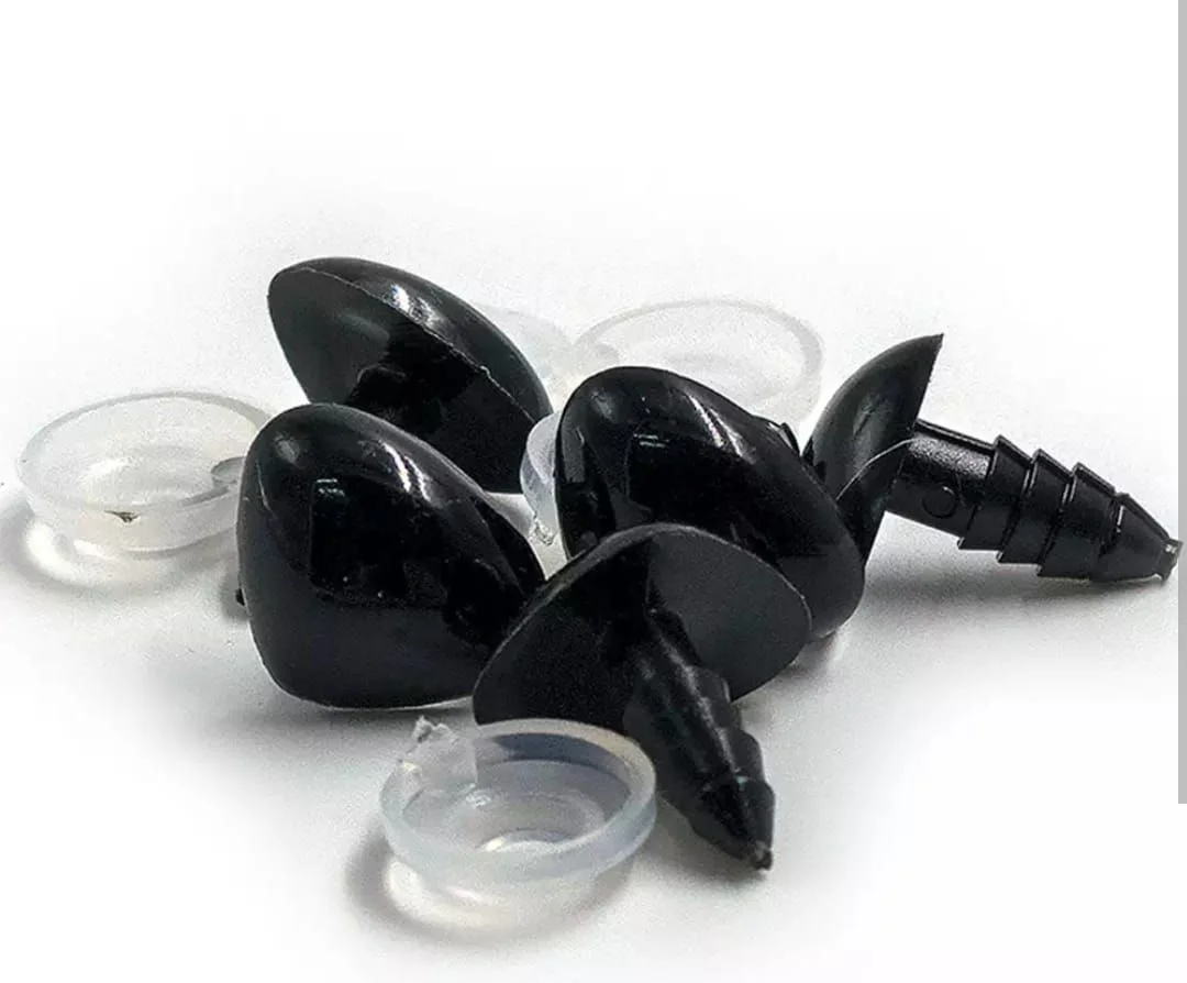 Focinho Para Amigurumi Círculo Nº 7, 10 e 12 (Pacote com 100 pares)