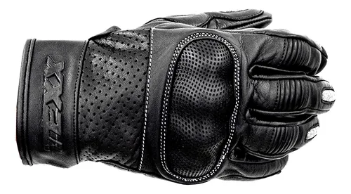 LUVA TEXX LIBERTY COURO PRETO 