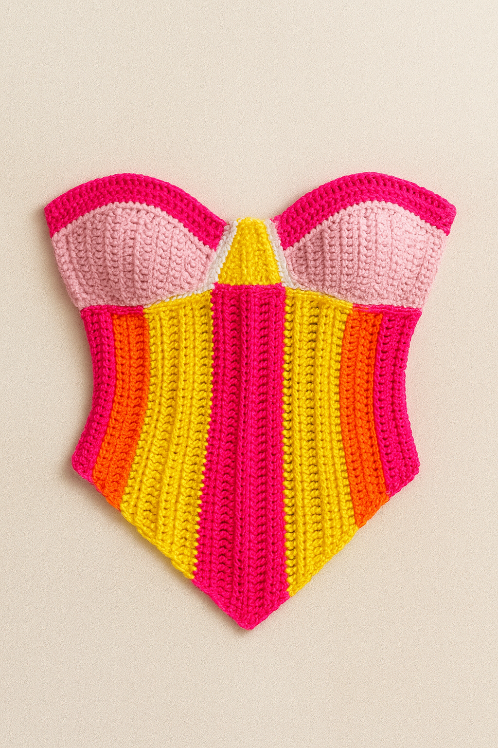 Strapless Crochet Bustier Corset