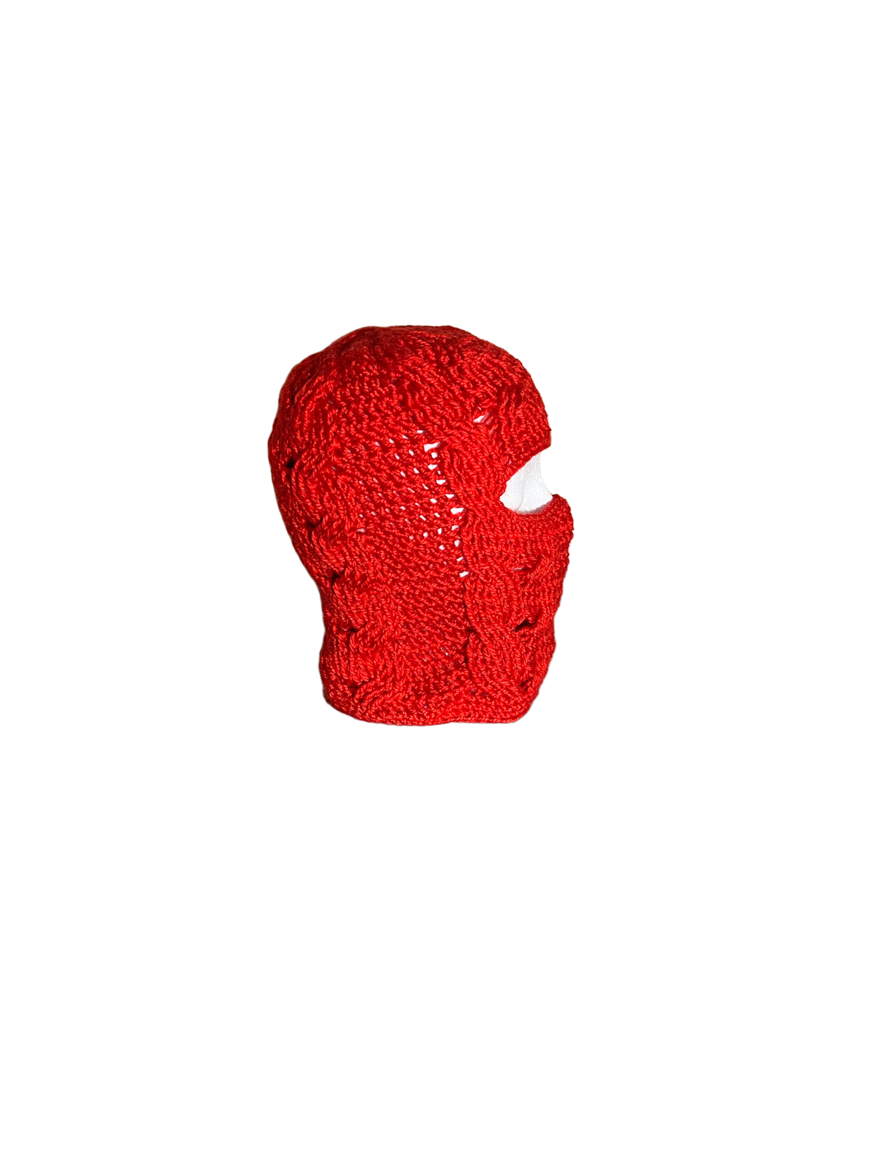 Double Cabled Crochet Balaclava