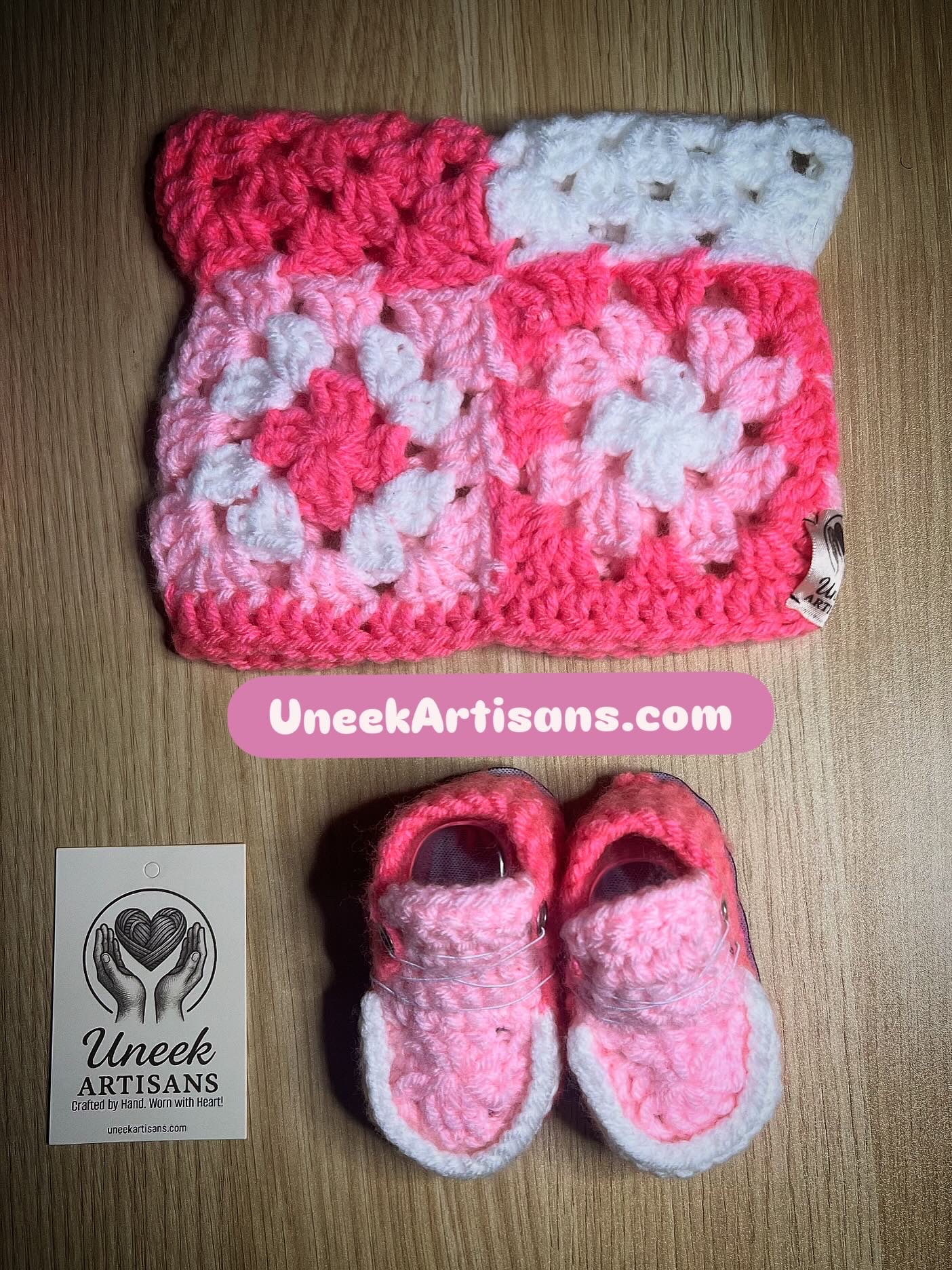 Kids Cat Ear Beanie Set