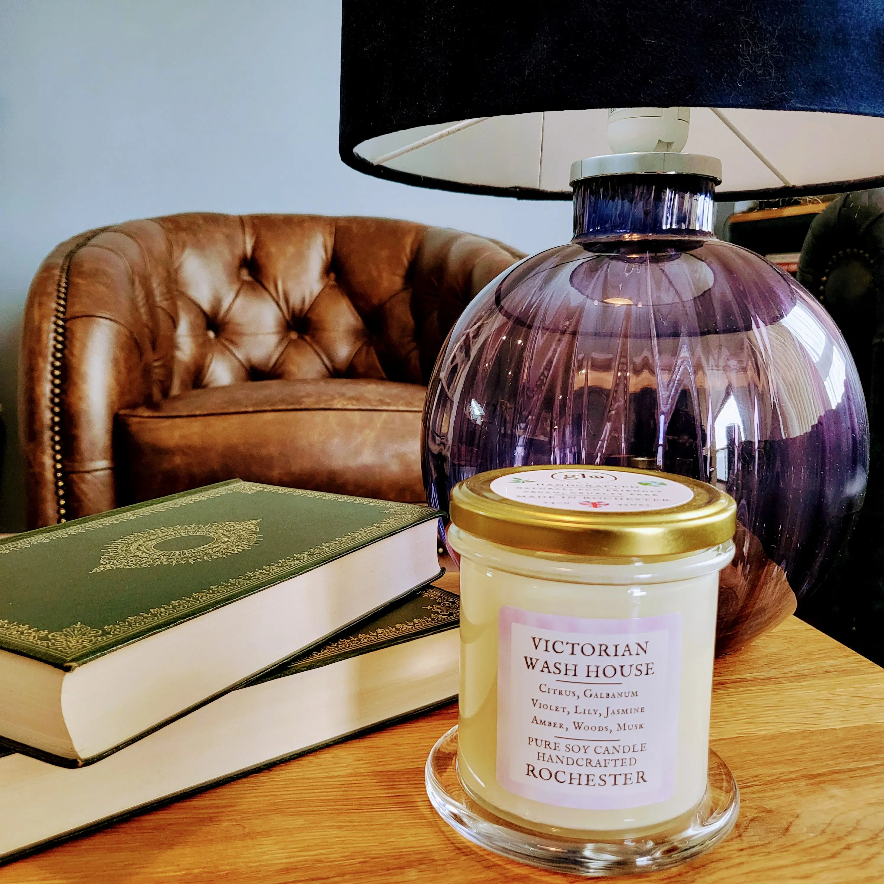 Premium Glass Candle Plate