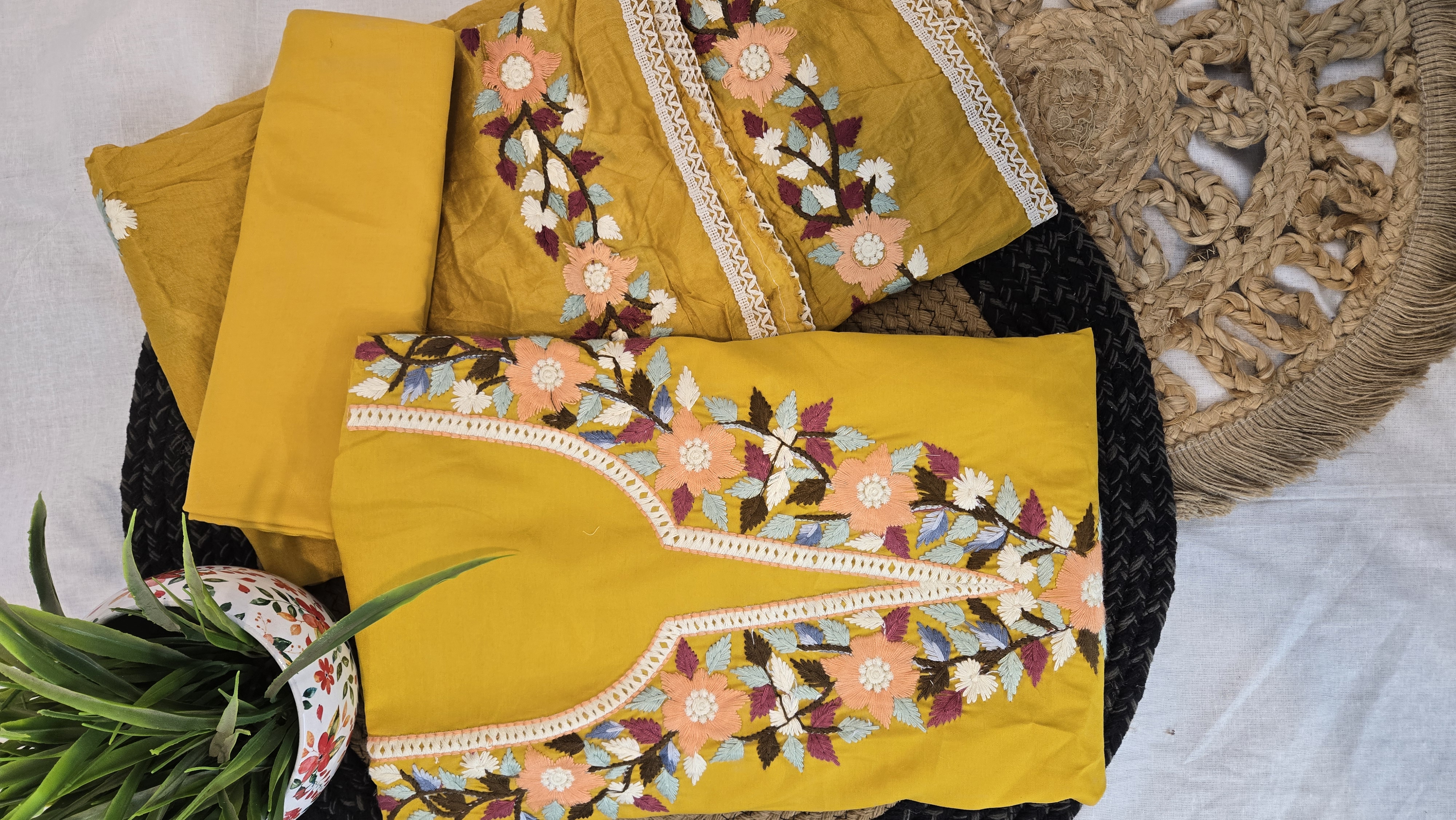 Zoya Mustard Suit