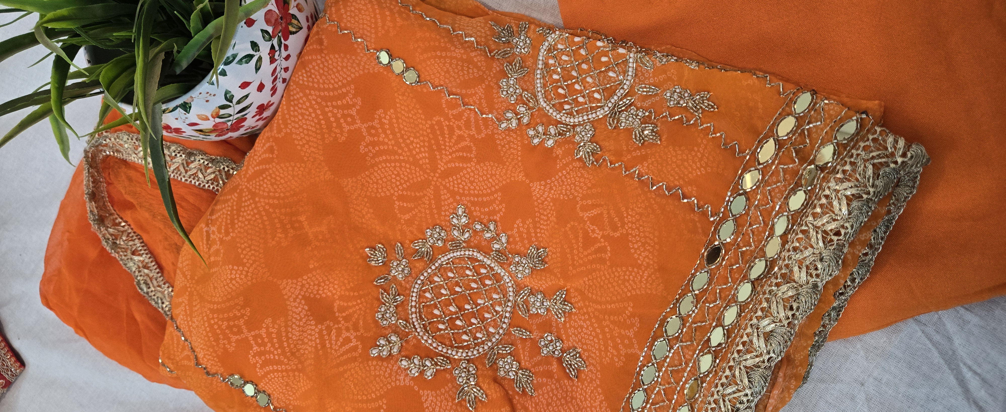 Zari Mahal Orange