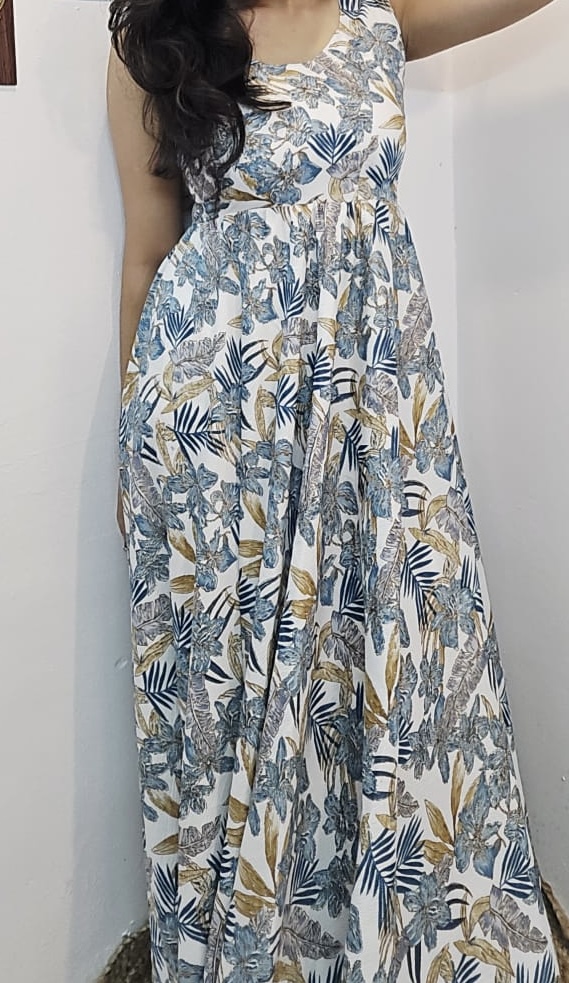 Floral Shnaya Gown 