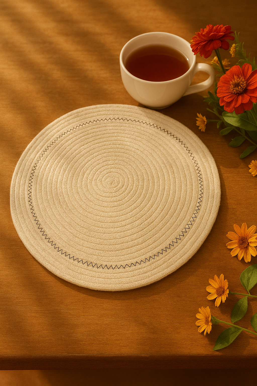 Handmade White Table Top